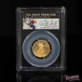 2013-W 1/4 oz American Gold Eagle Coin, PCGS PR-69 DCAM, 28004324