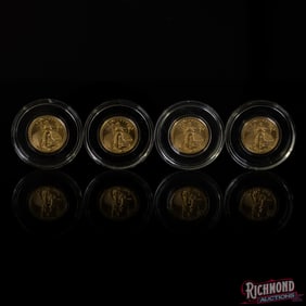 (4) 1/10 oz American Gold Eagle Coins