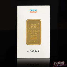 1 oz Credit Suisse 999.9 Gold Bar, 380864