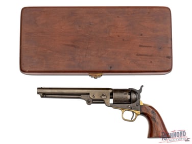 1862 Antique Colt 1851 Navy 36 Caliber Percussion Revolver Cased Set