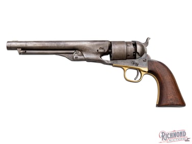 1863 Antique Colt 1860 Army 44 Caliber Percussion Revolver