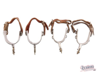 Custom made M. Reece Spurs with R 215 Marked Spurs