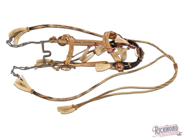Wyoming State Prison Pony Bridle in Rare Colors