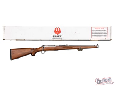 Unfired Ruger M77 Mark I 6.5x55mm Mannlicher Stock Bolt Action Stainless Rifle in Original Box
