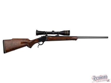 Nice Browning B-78 (1885 Hi Wall) 7mm REM MAG Single Shot Rifle w/ Leupold Vari-X Scope