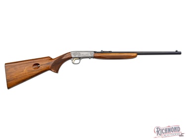 Early Production Browning Belgium SA-22 .22 LR Semi-Auto Rifle Grade II Engraved
