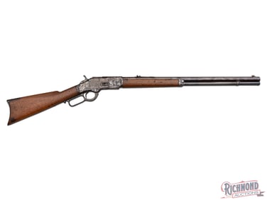 Antique 1881 Winchester 1873 Third Model .38 Cal Lever Action Rifle
