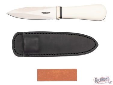 Randall Made Model 24 Guardian Fixed Blade Knife w/ Leather Sheath