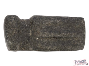 Fluted Stone Native American Axe Head