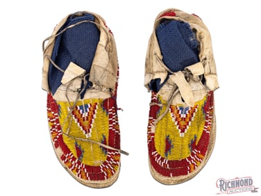 Native American Beaded Moccasins