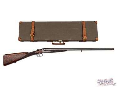 French Meyer A. Chalon SxS shotgun in 16 Gauge with Case