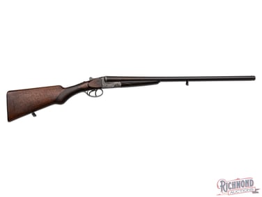 Pre-War French Canon Heurtier SxS Shotgun in 16 Gauge with Scalloped Engraved Frame