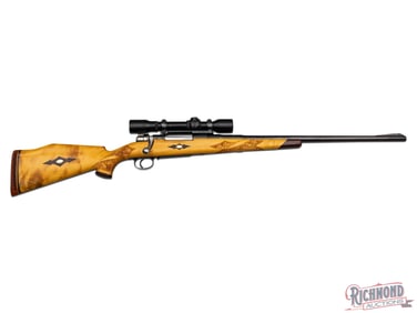 1951 FN Mauser .257 Robert Bolt Action Custom Rifle with Pecar Scope