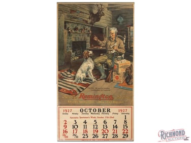 1927 Remington & Nitro Club Advertising Calendar