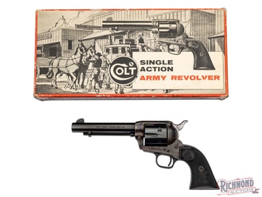 1971 Colt SAA 2nd Generation .45 LC Single Action Revolver with Original Stagecoach Box