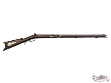 Southern Made Percussion Half Stock Kentucky Stamped "Jones SAV GA" in .38 Caliber
