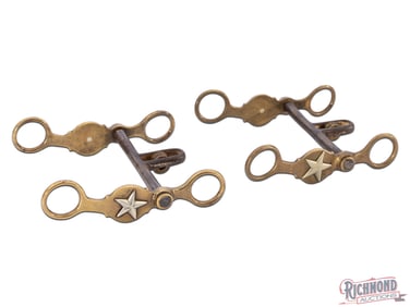 Two Rare Buermann Horse Bits w/ Hercules Finish