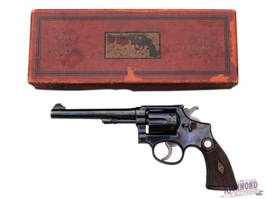 Smith & Wesson K-22 Outdoorsman 1st Model .22 LR Revolver in Original Red Box