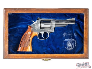 Cased Smith & Wesson 66-2 Naval Investigative Service .357 MAG Double Action Revolver 282 of 333