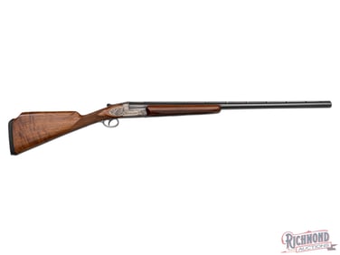 August Francotte 12 Gauge Sidelock Single Barrel Trap Gun with Von Lengerke and Detmold Markings