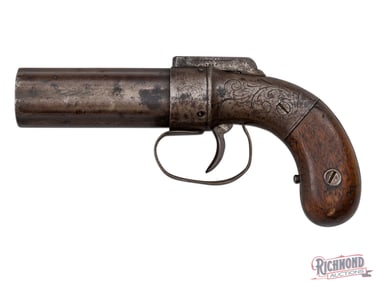 Antique Allen and Thurber Pepperbox Pistol in 32 Caliber