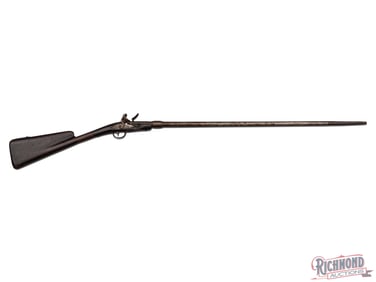 Unique Antique Combination Flintlock Cane and Shotgun