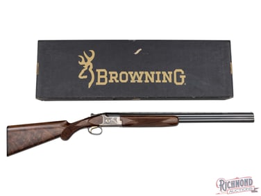 Browning Citori 20 GA Quail Unlimited Gun Dog Series 61 of 100 Over/Under Shotgun Grade III in Box