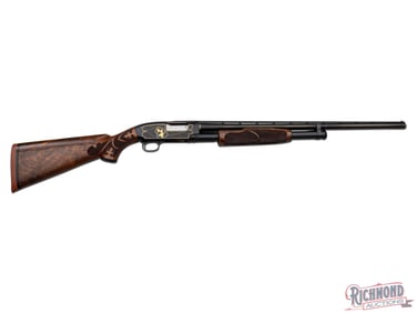 1954 Winchester Model 12 Custom Engraved & Gold Inlaid 20 GA WS-1 Pump Action Shotgun