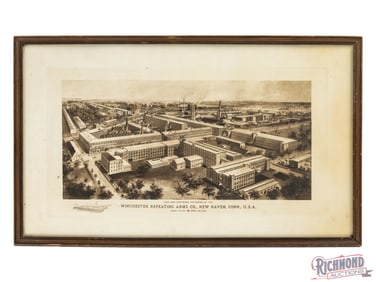 Winchester Repeating Arms New Haven Conn Framed Factory Print