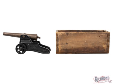 First Model Winchester Model 1898 Signal Cannon in 10 Gauge with Original Wooden Case