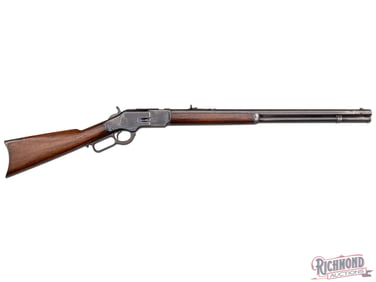 Antique Third Model Winchester Model 1873 Lever Action Rifle in 44 W.C.F.
