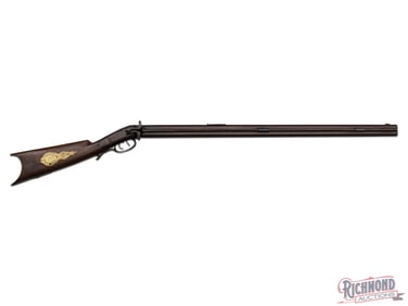 Antique Percussion Mule Ear O/U Kentucky Rifle Signed J.H.