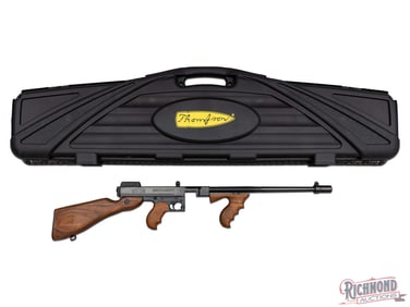 Like New Thompson Model of 1927A-1 Chicago Typewriter Semi-Auto Rifle in Factory Case w/ Drum Mag