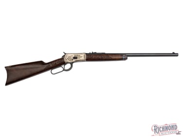 Beautiful Winchester Model 1892 .38 WCF Custom Engraved Rifle by Music Legend Big Bill Lister