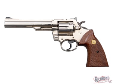 1976 Colt Trooper MK III .357 Magnum DA Revolver in Nickel
