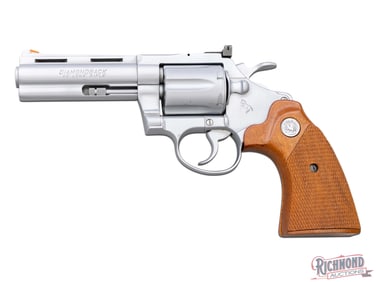 1978 Colt Diamondback 4" .22 LR Revolver in Electroless Nickel