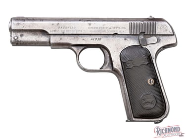 1906 Early Colt Model 1903 Hammerless .32 ACP Semi-Auto Pistol
