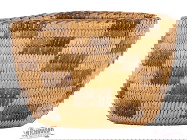 Western Native American Tribe Woven Basket
