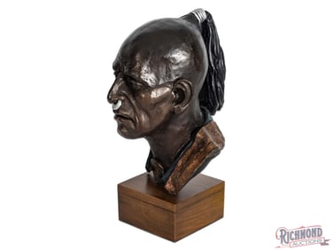 Philip Cote Honoring Native American People "Metacomet" Sculpture Limited Edition Bust
