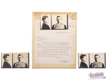 Two Wanted Posters for Men from California and North Carolina Circa 1915
