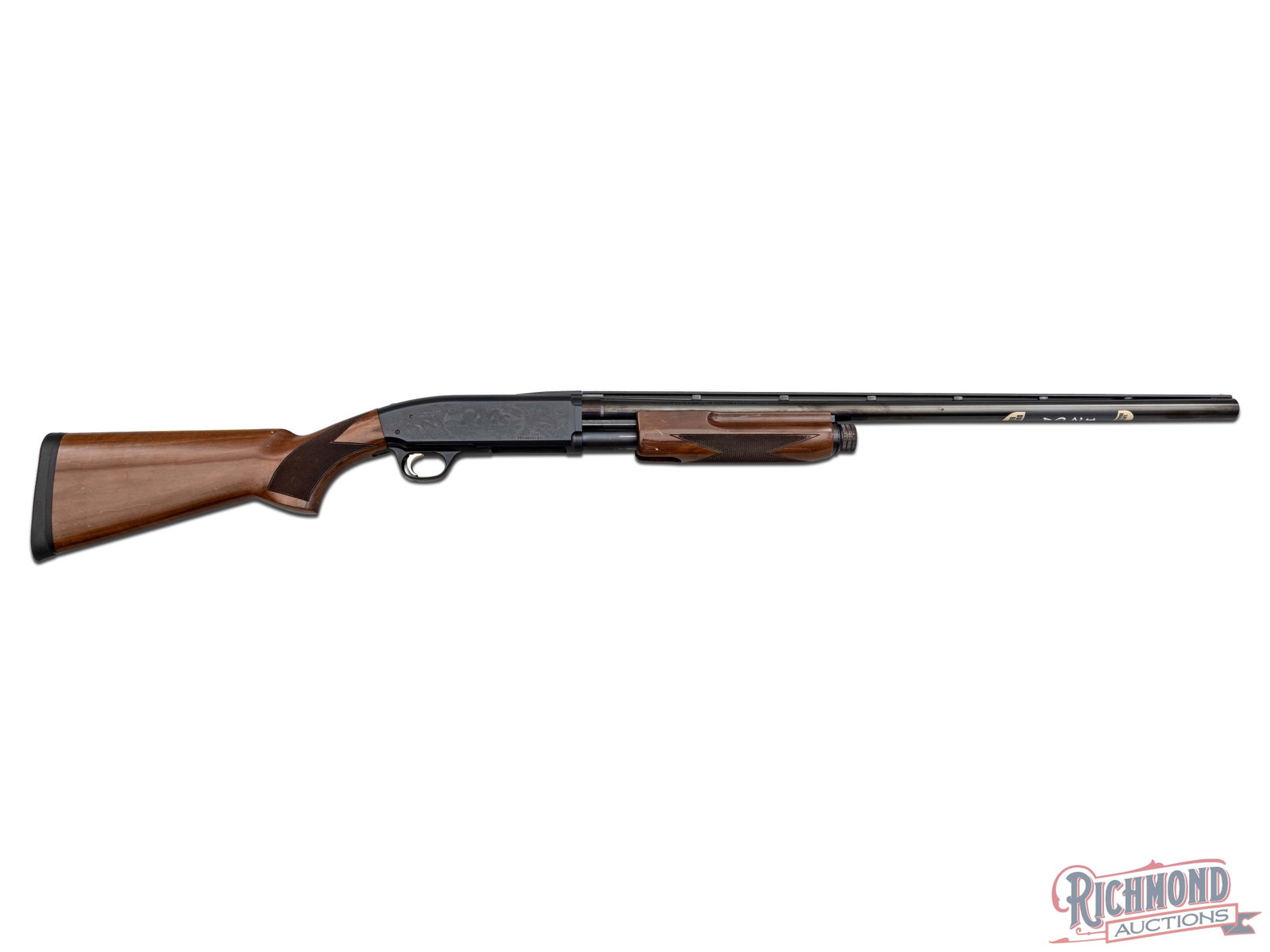Browning BPS 12 GA 30th Anniversary Engraved Pump Action Shotgun One of 500: Manufactured by Browning in 2007 for Browning's BPS 30th Anniversary. This is serial number 121 of only 500 produced. Features a 28" ventilated rib barrel with nickel bead front sight. Chambered for 2