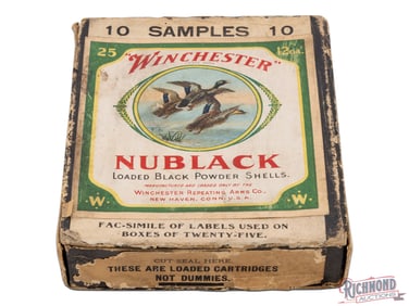 Winchester 10 Round 12 Gauge Loaded Nublack Shotgun Shell Sample Kit