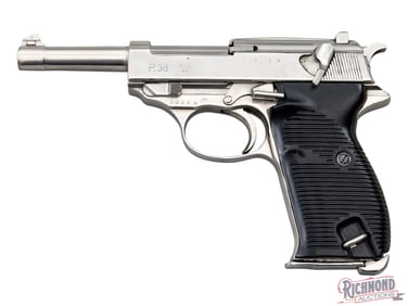 World War II Mauser SVW 45 Code P-38 Semi-Automatic Pistol in 9m/m Luger Caliber