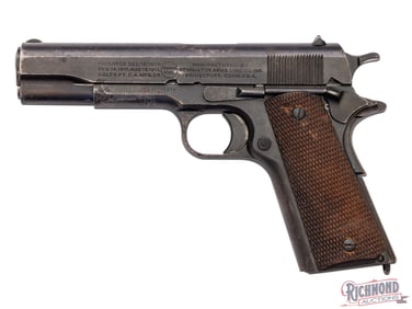 Remington UMC / Colt US Military 1911 .45 ACP Semi-Auto Pistol with Rare Magazine