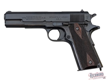 Turnbull Restored Rare Springfield 1911 Colt Automatic Pistol in 45 ACP Caliber