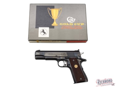 Colt Gold Cup National Match 1911 .45 ACP Semi Auto Pistol in Original Box Pre-70 Series