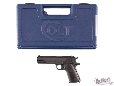 NICE Colt MK IV Series 80 Custom M1991A1 .45 ACP Semi-Auto Pistol in Original Case