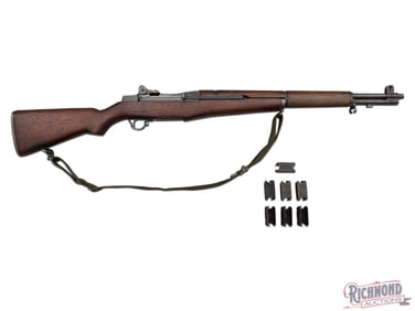 Post Korean War Springfield Armory M1 Garand Semi-Automatic Rifle 30-06 With Clips