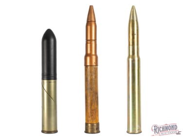 Lot of Three Artillery Dummy Training Shells