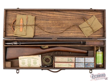 Rare Winchester Junior Rifle Corp 1902 Rifle Shooting Set in Original Case with Accessories